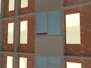 6 storey house 3D Model
