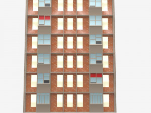 6 storey house 3Dモデル