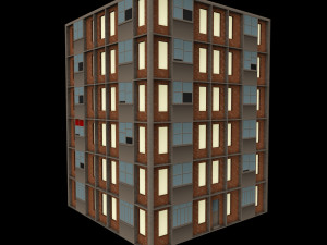 6 storey house 3Dモデル