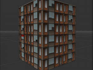 6 storey house 3Dモデル