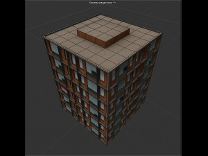 6 storey house 3Dモデル