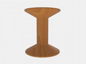 Wooden spool for thread 3Dモデル