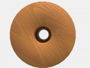 Wooden spool for thread 3Dモデル