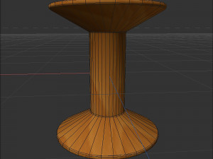 Wooden spool for thread 3Dモデル