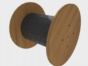 ケーブルリール 3Dモデル