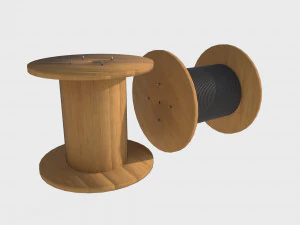 ケーブルリール 3Dモデル