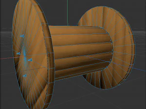 ケーブルリール 3Dモデル