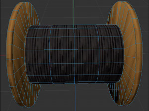 Cable reel Model 3D