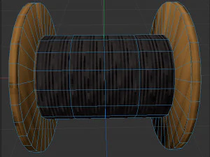 ケーブルリール 3Dモデル
