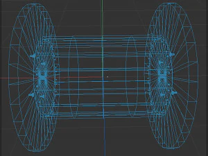 ケーブルリール 3Dモデル