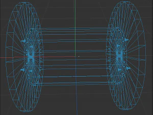 ケーブルリール 3Dモデル