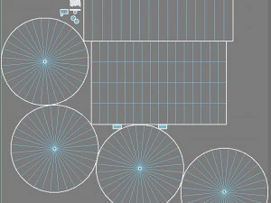 ケーブルリール 3Dモデル