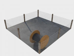Coil warehouse 3D Model