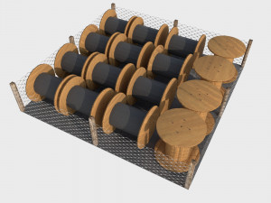 Coil warehouse 3D Model