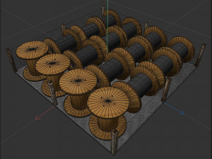 Coil warehouse 3D Model