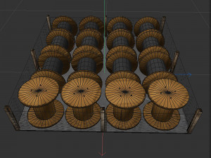 Coil warehouse 3D Model