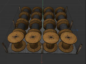 Coil warehouse 3D Model