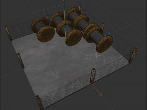 Coil warehouse 3D Model