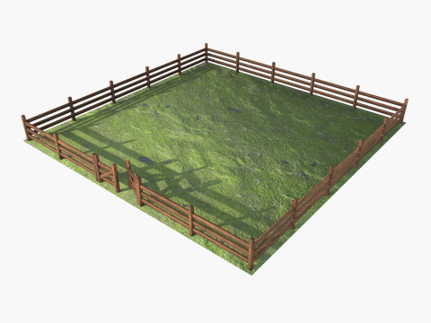 Corral for livestock 3D Model
