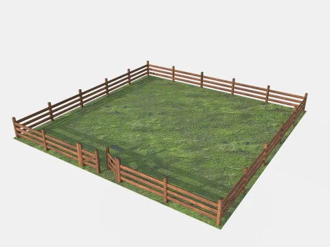 Corral for livestock 3D Model