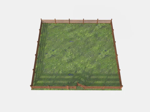 Corral for livestock 3D Model