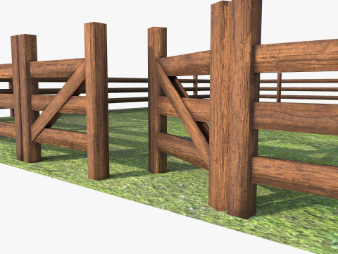 Corral for livestock 3D Model