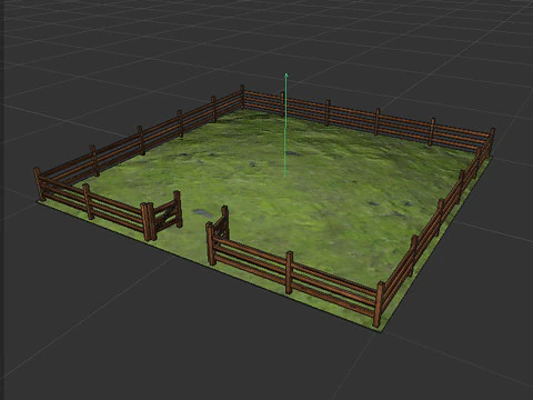 Corral for livestock 3D Model