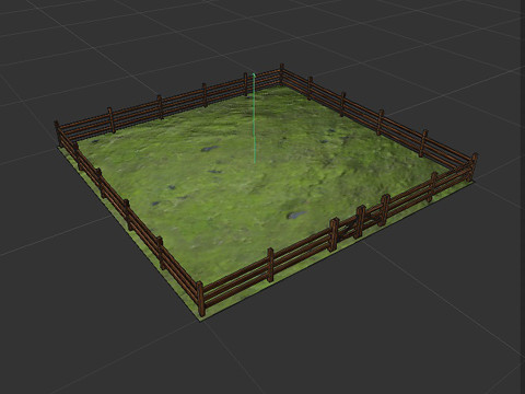 Corral for livestock Modello 3D