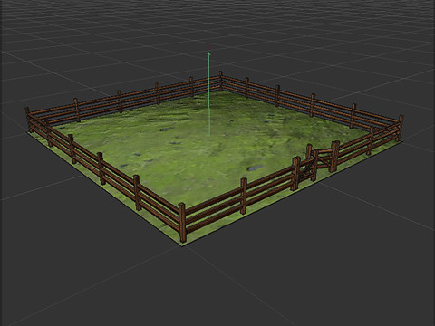 Corral for livestock Modello 3D