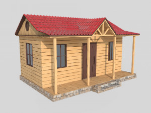 Wooden house 3Dモデル