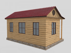 Wooden house 3D 模型