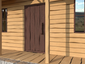 Wooden house 3D 模型