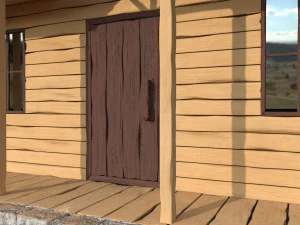 Wooden house 3D Model