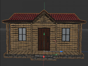 Wooden house 3D 模型