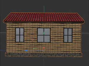 Wooden house 3D Model