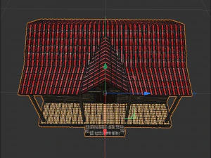 Wooden house 3D Model