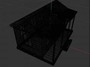 Wooden house 3D 模型