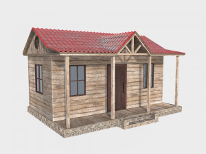 Ranch house Modelo 3D