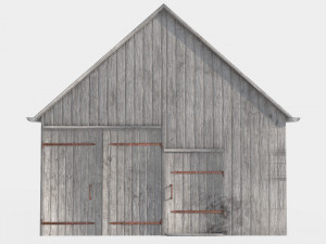 Wooden shed Modelo 3D