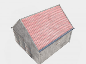 Wooden shed Modelo 3D