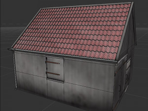 Wooden shed Modelo 3D