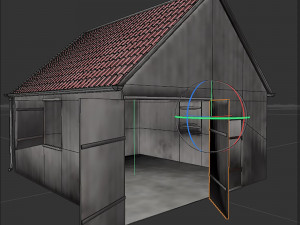 Wooden shed Modelo 3D