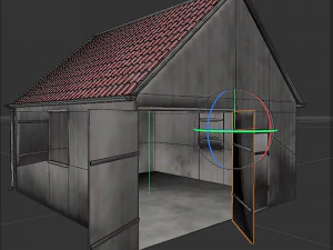 Wooden shed 3D Model