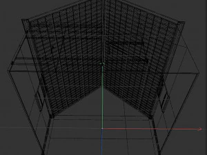 Wooden shed 3D Model