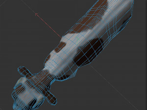 Brown and white cow 3D 模型