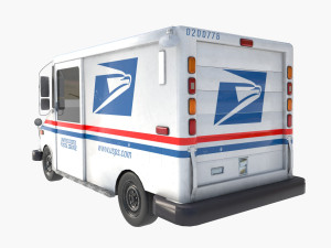 Grumman LLV USA post Modello 3D