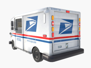 Grumman LLV USA post Modello 3D