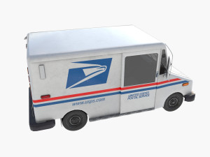 Grumman LLV USA post Modello 3D