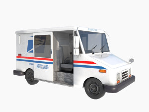Grumman LLV USA post Modello 3D