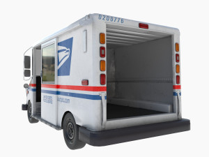 Grumman LLV USA post Modello 3D